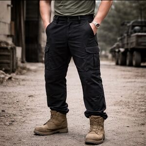 5.11 Tactical Black Cargo Pants 34x32 | Men's Utility Workwear